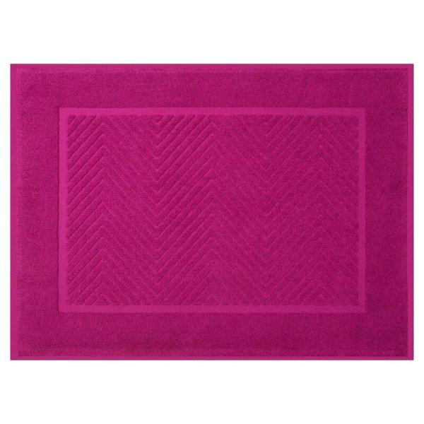 Kalia pamut fürdőszobaszőnyeg Magenta 50x70 cm