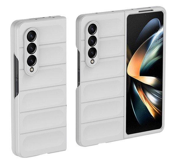 Szilikon telefonvédő (közepesen ütésálló, kamera védelem, 3D minta)
FEHÉR Samsung Galaxy Z Fold3 5G (SM-F926)