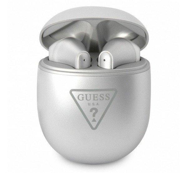 Guess BT5.2 4H TWS bluetooth headset, ezüst