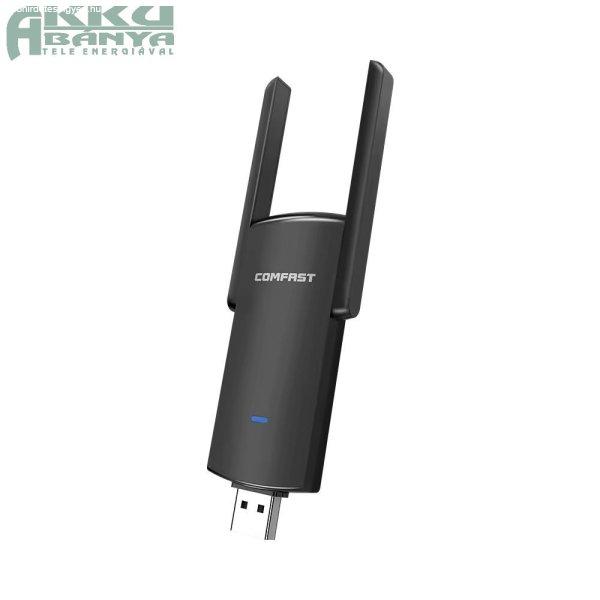 Comfast CF-924AC V2 Dual Band 1300Mbps WiFi USB3.0 adapter, fekete