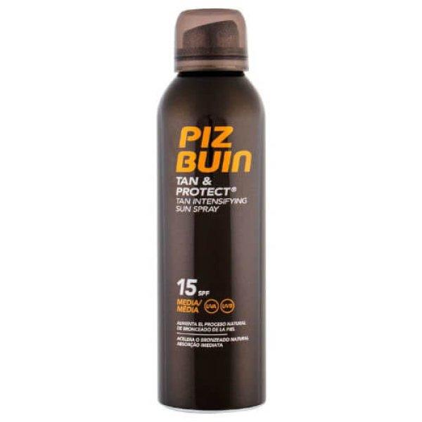 Piz Buin Barnulást gyorsító napvédő spray Tan &
Protect SPF 15 (Tan Intensifying Sun Spray) 150 ml