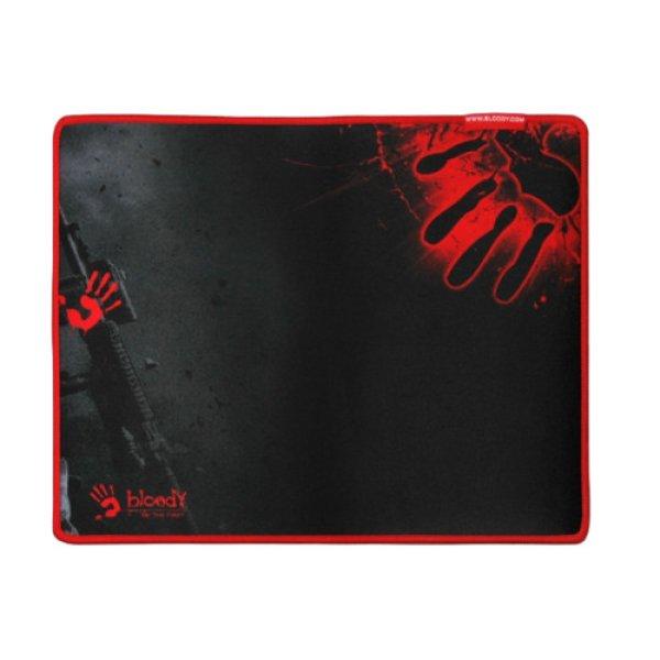 A4TECH Bloody B-081S, Gamer, 350x280x2 mm, Szövet, Csúszásmentes,
Fekete-Piros, Egérpad