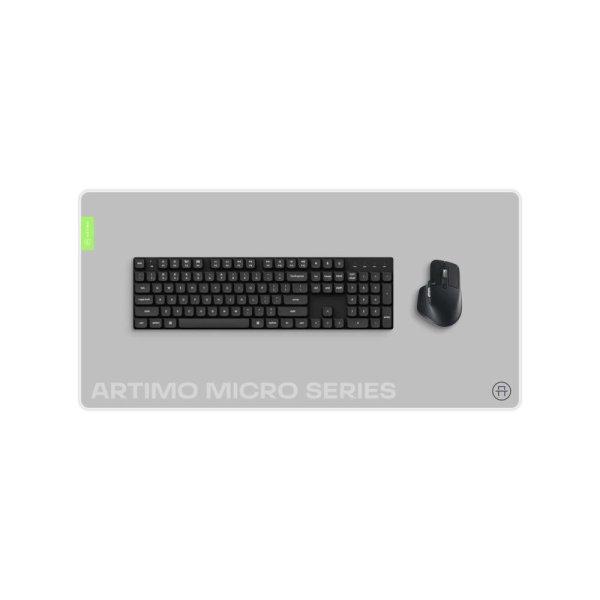 Artimo Desk Mat – Micro Series (80x40cm) – Világos szürke