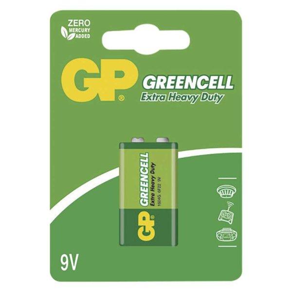 GP GreenCell cink-klorid elem - 6F22/9V - 1db/bliszter