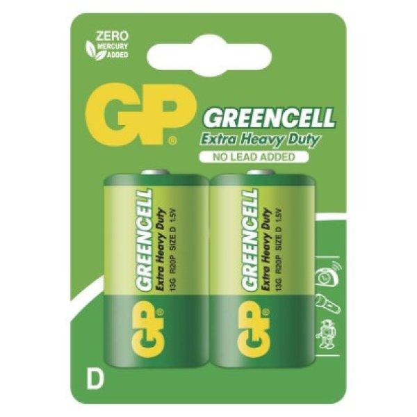 GP GreenCell cink-klorid elem R20/D/Góliát 2db/bliszter