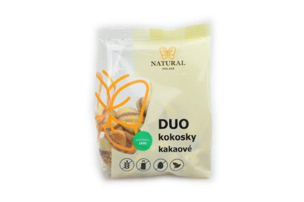 NATURAL DUÓ KEKSZ KÓKUSZOS KAKAÓS