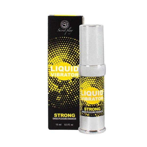 SECRETPLAY - FOLYÉKONY VIBRÁTOR STIMULÁTOR UNISEX ERŐS 15 ML