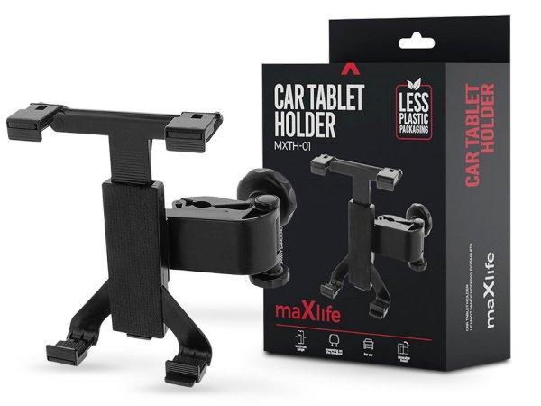 Maxlife univerzális fejtámlára szerelhető telefon/tablet autós tartó -
Maxlife MXTH-01 Car Tablet Holder - fekete