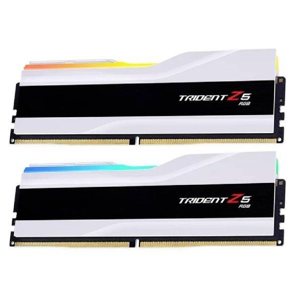 G.SKILL 32 GB Memóriakészlet DDR5 6400 CL32 Trident Z5 RGB, fehér