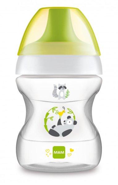 MAM Learn to Drink Planet Love ivópohár 190 ml - 6 h+ - Zöld - Panda