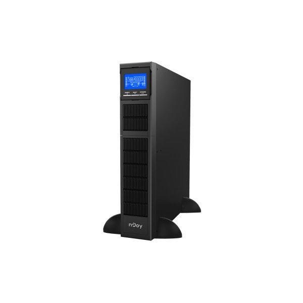 NJOY Szünetmentes 3000VA - Balder 3000 (On-line, RS232, USB, szoftver, LCD
kijelző, 2U rack)