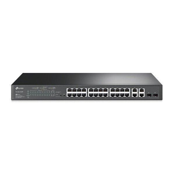 TP-Link Switch PoE - TL-SL2428P (24port 100Mbps + 2port 1Gbps; 24 af PoE port;
2x Combo SFP; 250W, 250m extended mode)