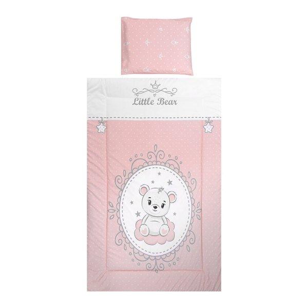 Lorelli 3 részes ágynemű garnitúra - Little Bear Pink