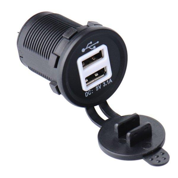 Vízálló Usb Aljzat 12/24V