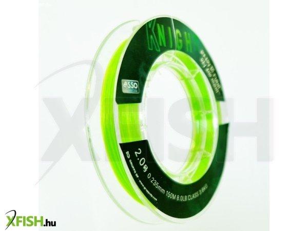 Asso Knight Aktív Fluorocarbon Monofil Távdobó Zsinór 150m 0,218mm 3,2Kg