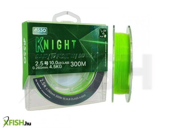 Asso Knight Aktív Fluorocarbon Monofil Távdobó Zsinór 300m 0,285mm 5,4Kg