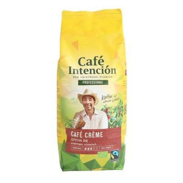 Kávé, pörkölt, szemes, 1000 g, CAFÉ INTENCIÓN "Professional Café
Créme Especial BIO"