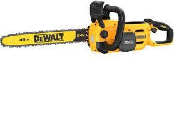 DeWalt 54V-os láncfűrész (45cm) akkumulátor és töltő nélkül