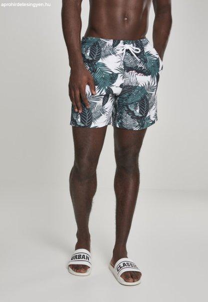 Urban Classics Pattern?Swim Shorts palm leaves