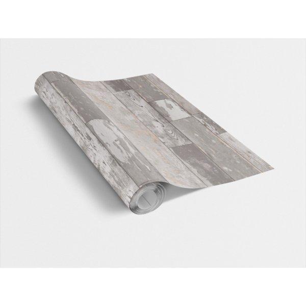 Gekkofix SCRAPWOOD LIGHT / világos kopott deszka 45cm x 15m öntapadós tapéta