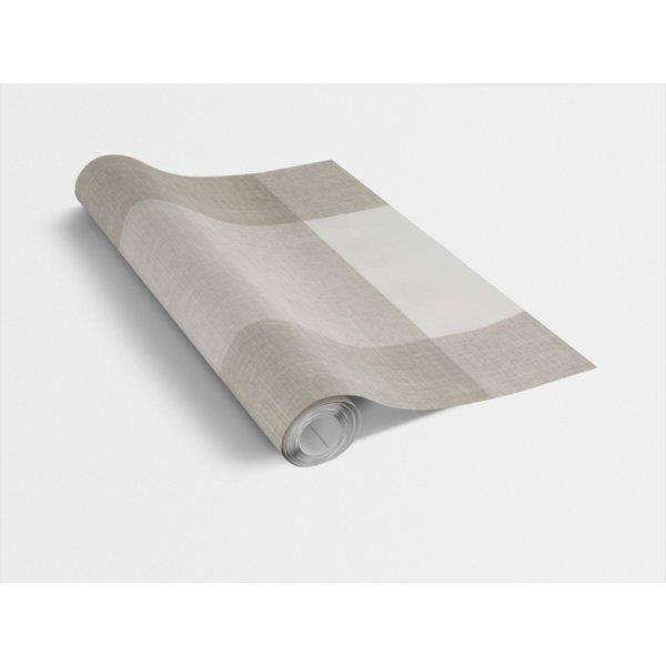 MAX BROWN / szövethatású barna kocka 45cm x 15m öntapadós tapéta