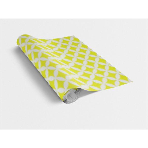 ELLIOTT YELLOW 45cm x 15m sárga öntapadós tapéta
