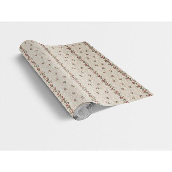FIESTA / csíkokban futó kisvirágok 45cm x 15m öntapadós tapéta
