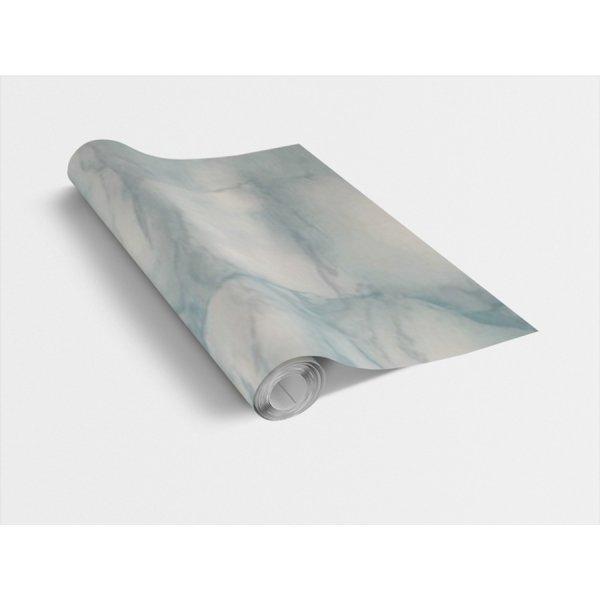 CARRARA BLUE / kék carrarai márványminta 45cm x 15m öntapadós tapéta