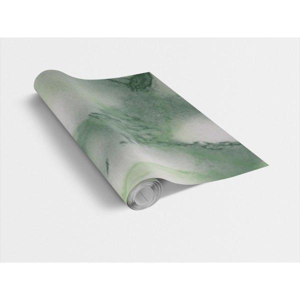 CARRARA GREEN / zöld carrarai márványminta 45cm x 15m öntapadós tapéta