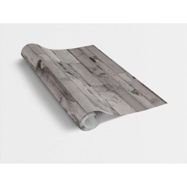 DOOR DARK / sötét kopott deszka 45cm x 15m öntapadós tapéta