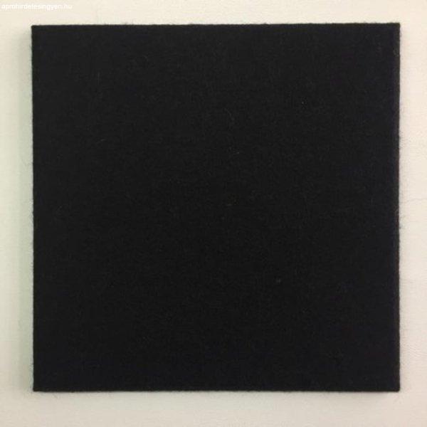 KERMA filc panel fekete-238 25x25cm, természetes gyapjúfilc, nemez falburkolat