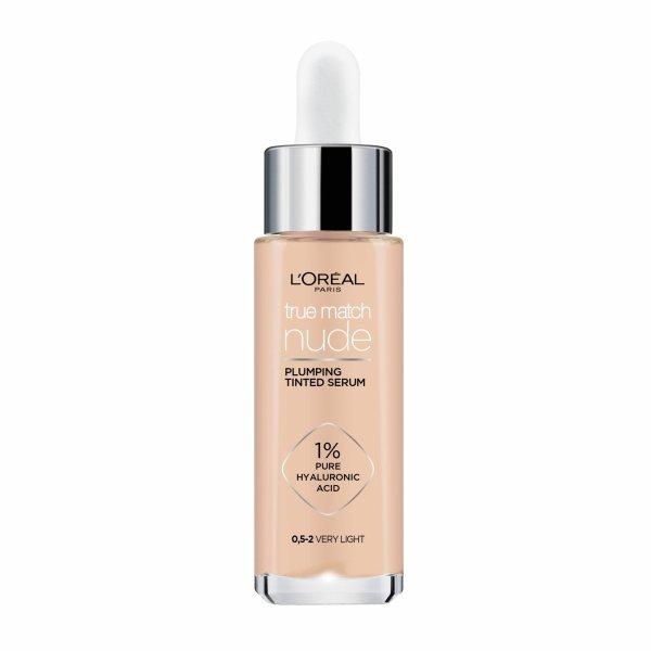 L´Oréal Paris Tonizáló szérum True Match Nude (Plumping
Tinted Serum) 30 ml 3-4 Light Medium