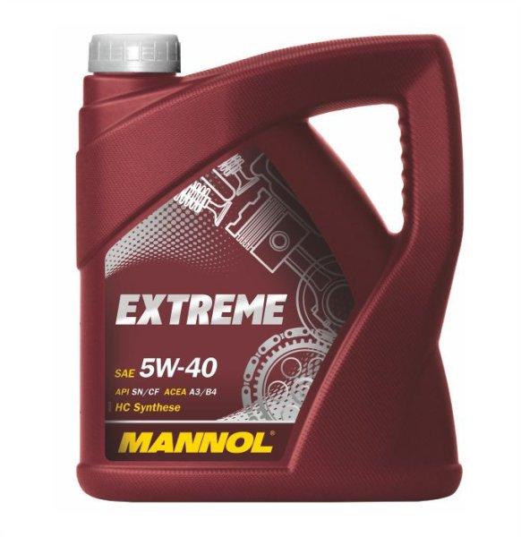 Mannol Extreme 5W40 Sn/Cf 5L A3/B4 505.00,Rn0710/700, Mb229.3/226.5