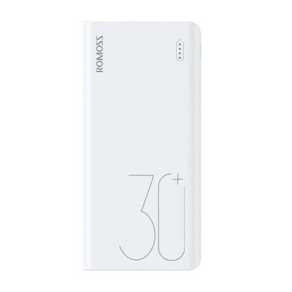 Romoss Sense 8+ Powerbank,30000mAh (fehér)