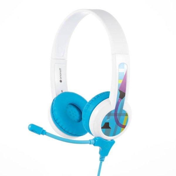 Wired headphones számára kids BuddyPhones School+ (blue)