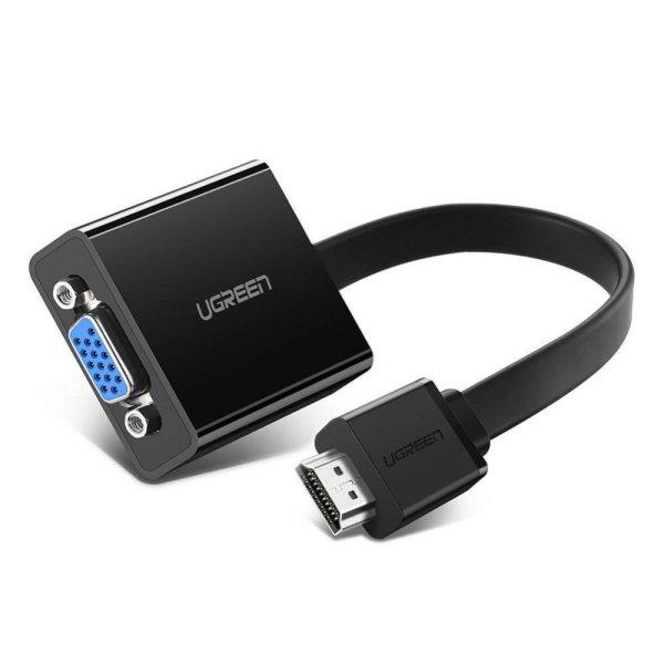 UGREEN MM103 HDMI-VGA adapter 25 cm (fekete)