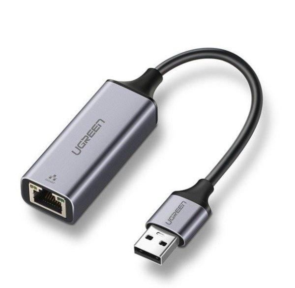 UGREEN Külső Gigabit Ethernet USB 3.0 adapter (szürke)