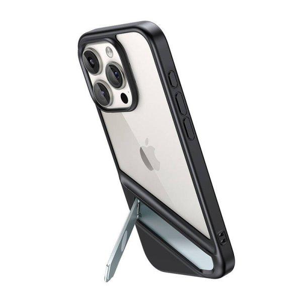 Kickstand védőtok UGREEN LP738 iPhone 15 Plus (fekete)