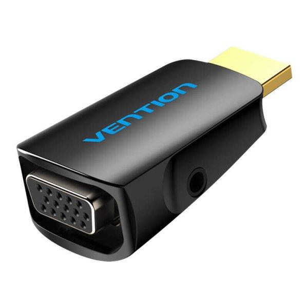 Szellőztetés AIDB0 HDMI–VGA adapter 3,5 mm-es audioporttal