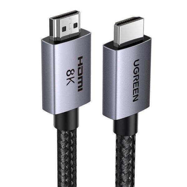 HDMI 2.1 dugasz-duga UGREEN HD171 kábel, 1 m (fekete)