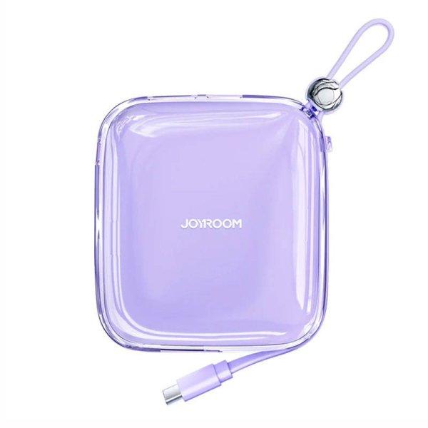 Powerbank Joyroom JR-L002 Jelly 10000 mAh, USB C, 22,5 W (lila)