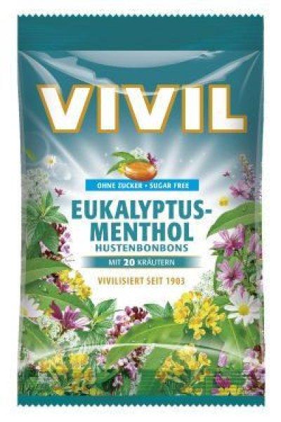 Vivil cukormentes mentolos eukaliptuszos torokcukor 60g