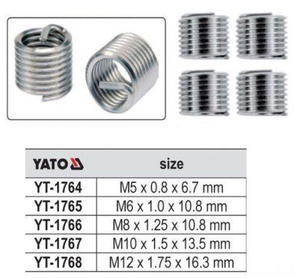 Menetjavító Betét M10X1,5X13,5 / 15Db