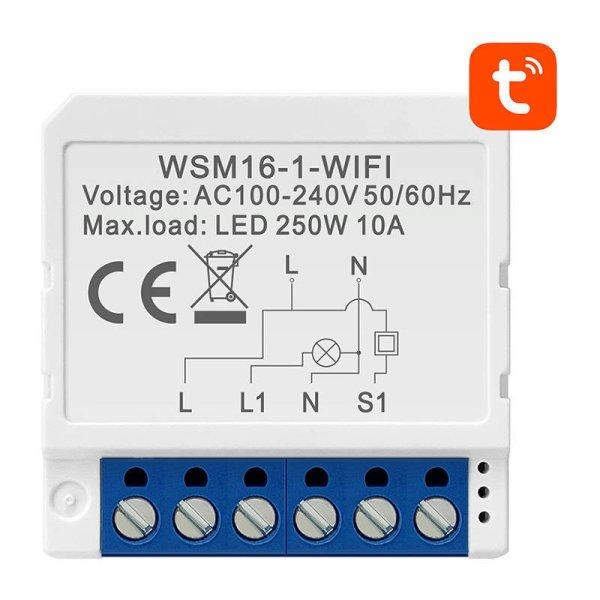 Okos kapcsoló Modul WiFi Avatto WSM16-W1 TUYA