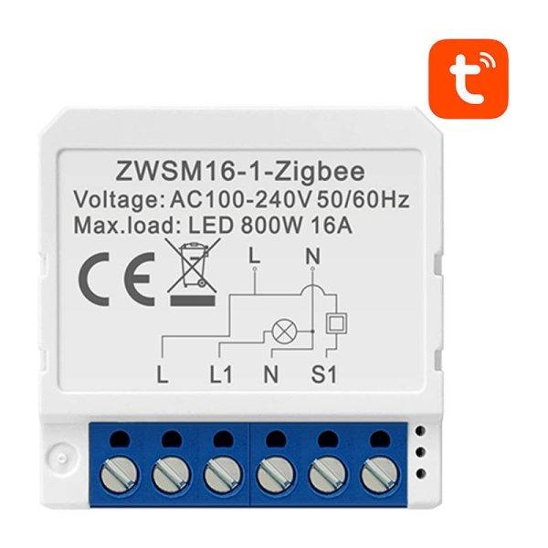 Okos kapcsoló Module ZigBee Avatto ZWSM16-W1 TUYA