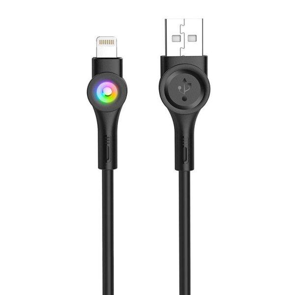 Foneng X59 microUSB kábel LED megvilágítással