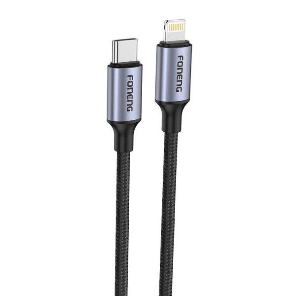 USB-C-Lightning kábel Foneng X95 PD20W 1,2 m (szürke)