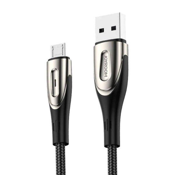 Gyorstöltő kábel Micro USB-hez / 2.4A / 3m Joyroom S-M411 (fekete)