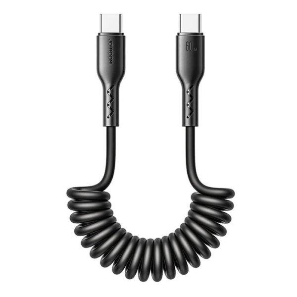 Fast Charging cable számára car Joyroom Type-C to Type-C Easy-Travel Series
60W 1.5m, coiled (black)