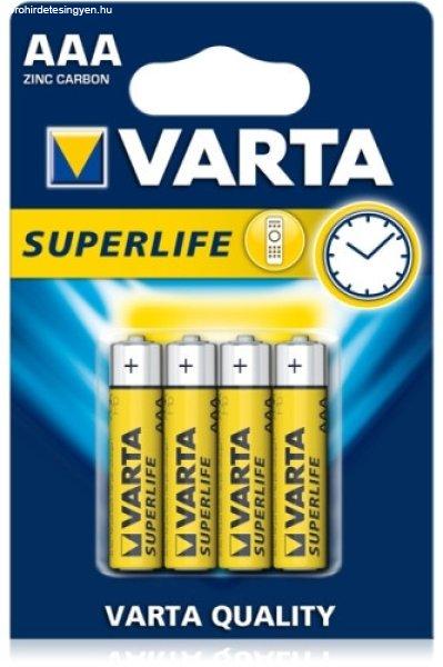 Elem Varta Superlife Sárga Aaa / Mikro 4Db Super Heavy Duty